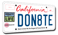 Donate Life Plate
